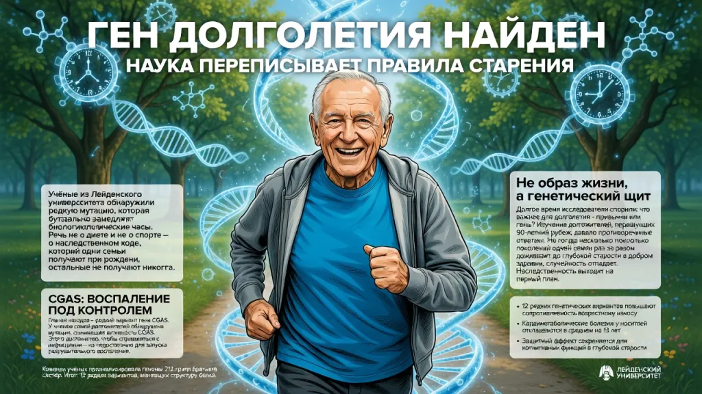 Ген долголетия найден. Наука переписывает правила старения